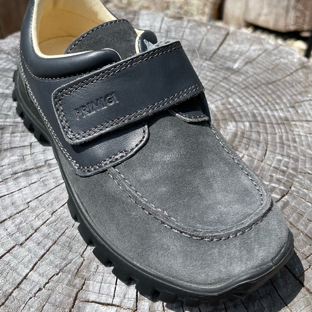 Primigi Walker Grey/Blue Boys suede/leather Leather Size EU:32